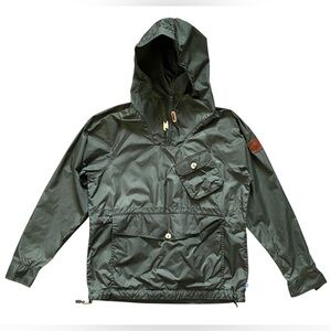 Vintage Penfield Green Abstract Anorak Jacket Men’s XS Quarter Zip Pullover Y2K